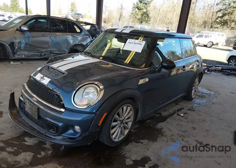 2011 Mini Cooper S из США, поврежденный, VIN WMWSV3C57BTY20481